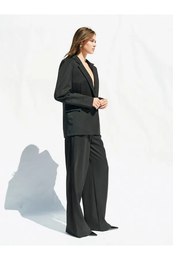 130984 Veste blazer à un bouton