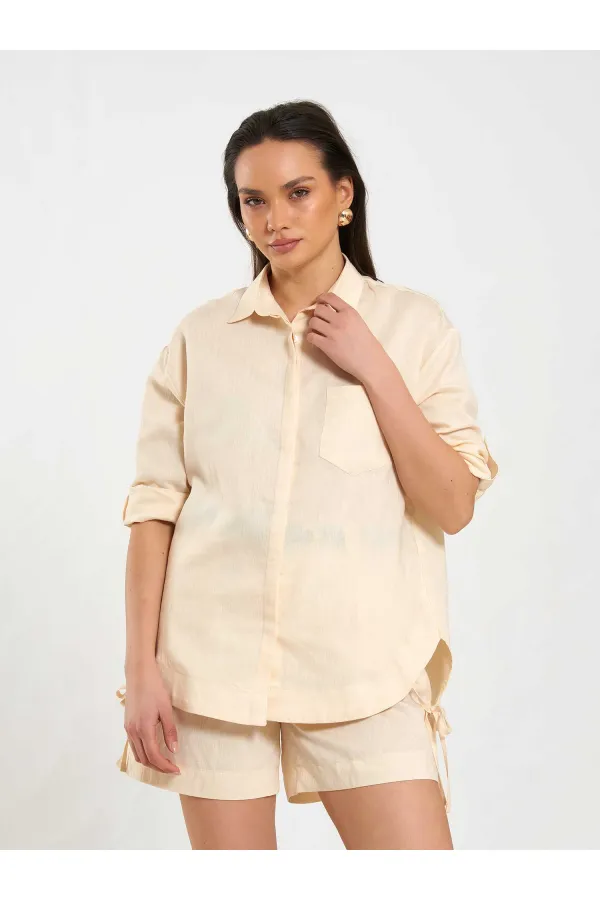 080783 Chemise à jupe encadrée