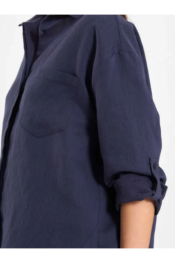 080783 Skirt-Framed Shirt