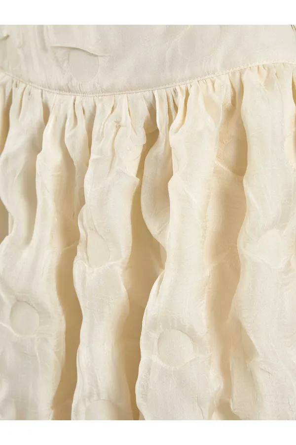 041166 Balloon Skirt with Waist Bodice