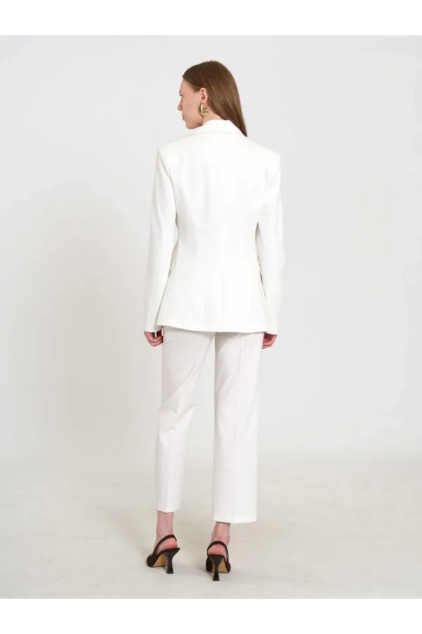 131066 Stella Jacket with Front Belt Buckle