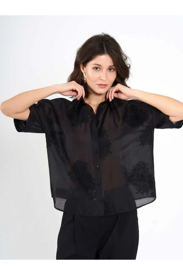 Chemise à manches courtes 080815