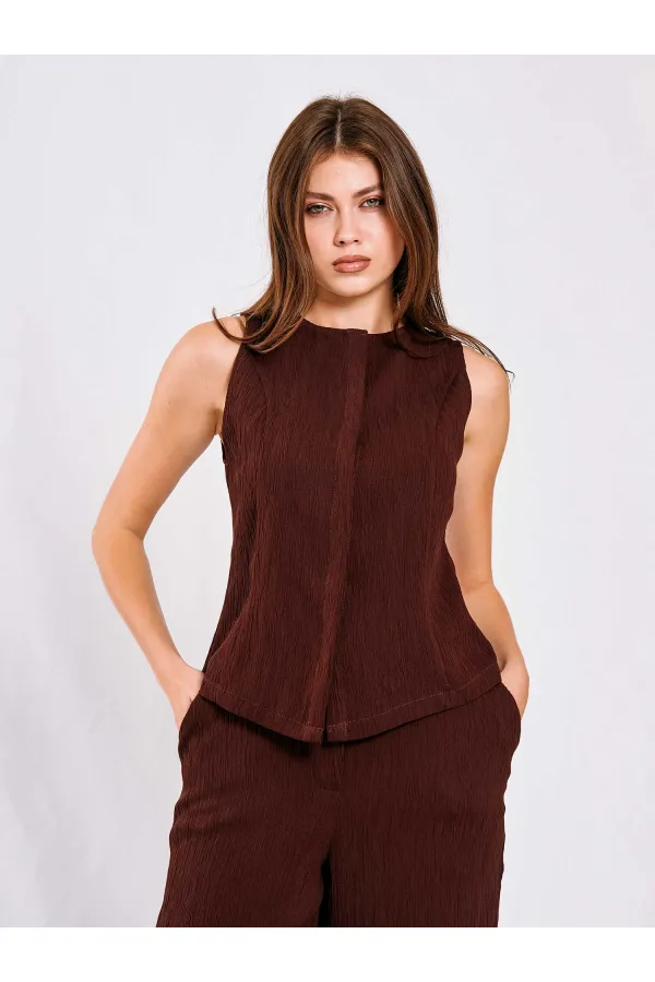 220563 Bisiklet Yaka Yelek Pantolon Takım