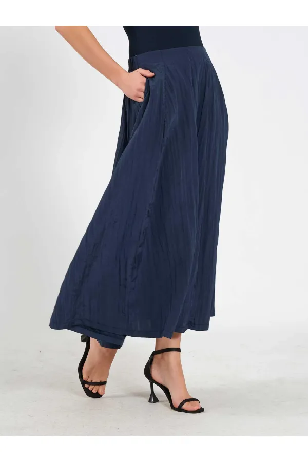 Jupe midi évasée 041188 avec dos élastiqué