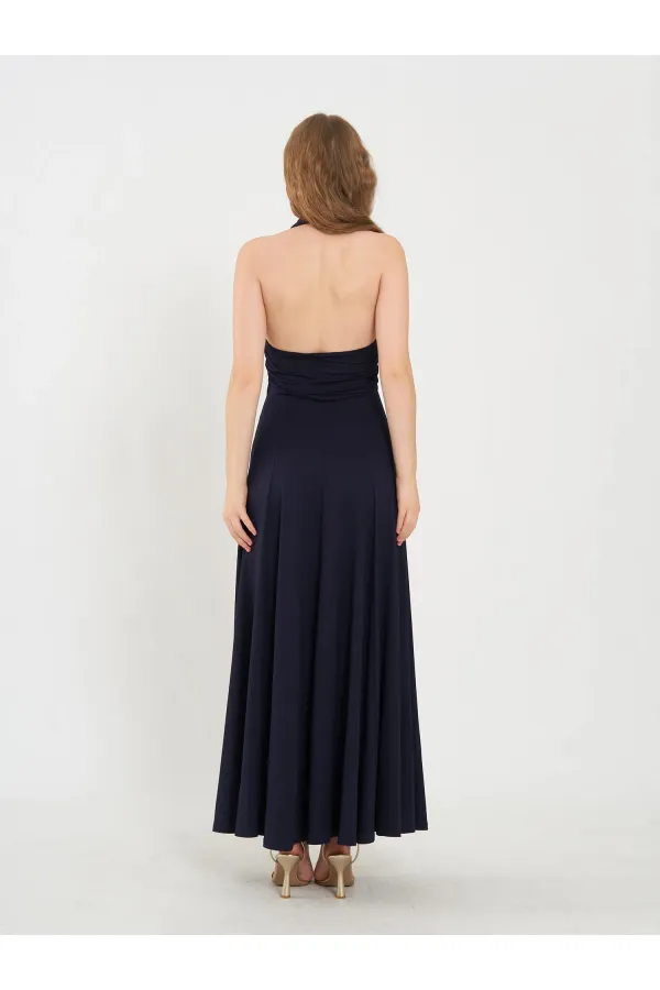 111684 Backless Midi Dress
