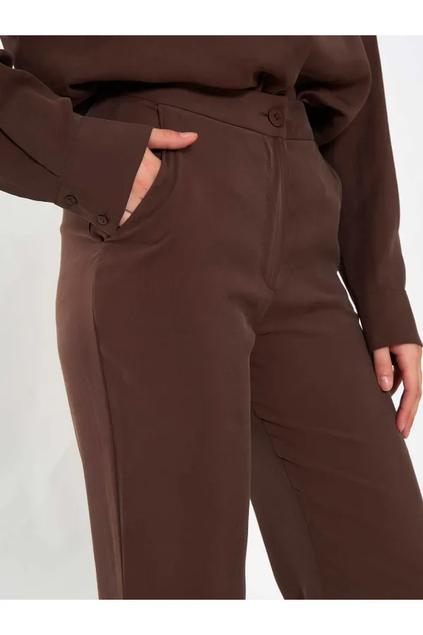 031651 Düz Kemer Pantolon