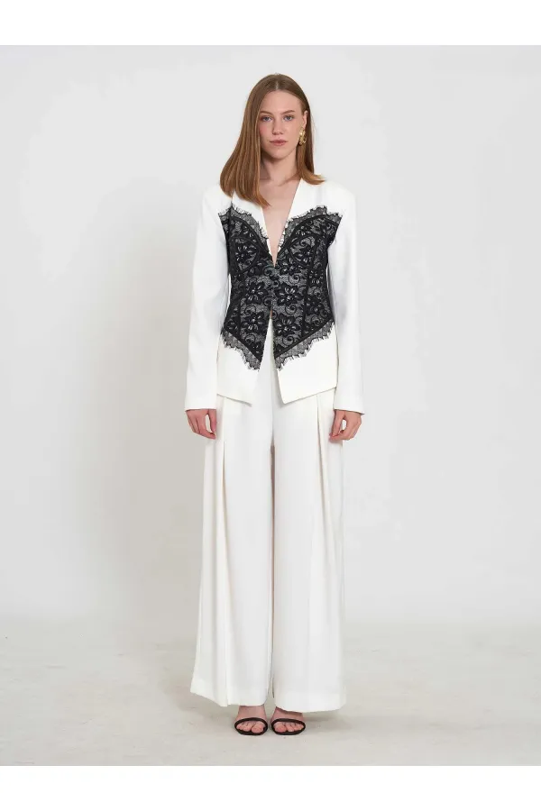 131064 Lace Corset Fit Jacket