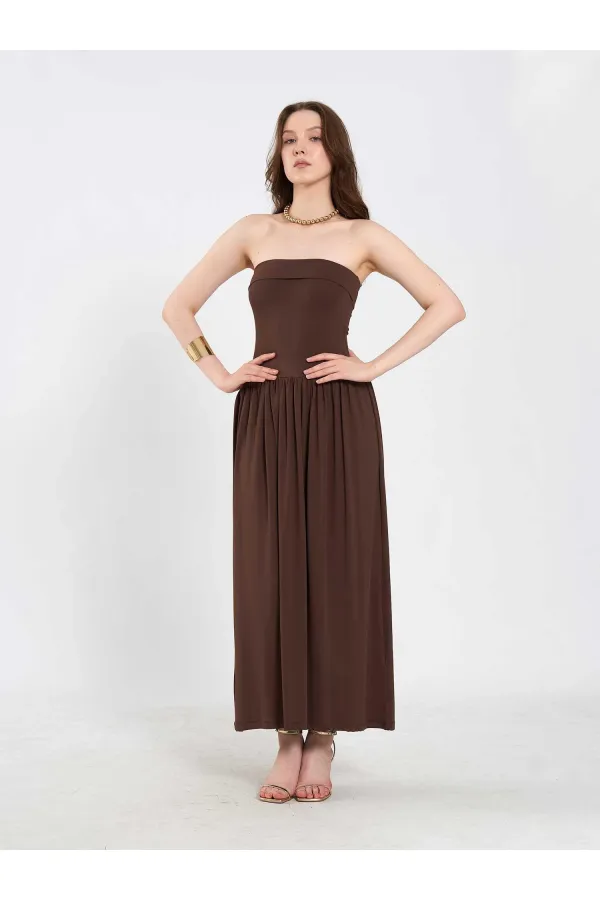 111718 Straplez Örme Elbise 111718 Straplez Örme Elbise