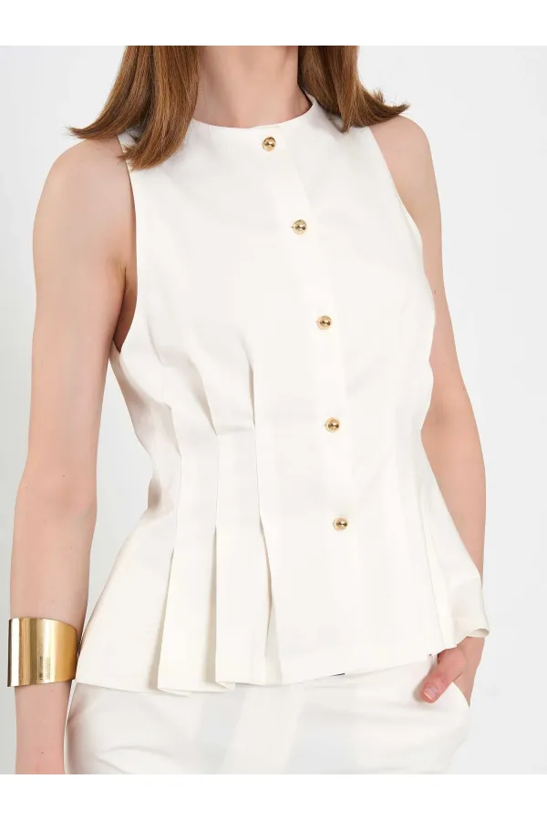 120746 Stella Waist-Fitted Vest