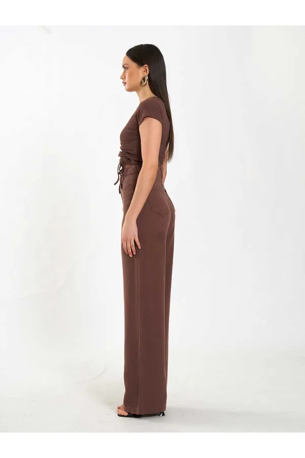 031659 Tencel Straight Leg Trousers 031659 Tencel Straight Leg Trousers