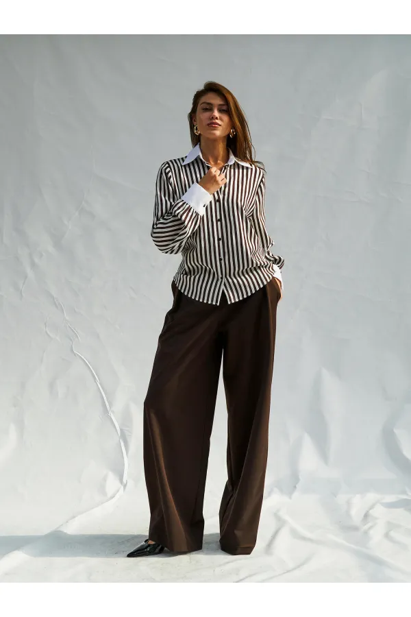 080726 Garnili Erkek Yaka Gömlek