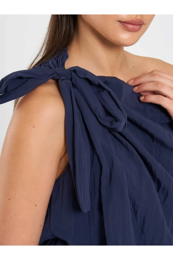 071886 One Shoulder Blouse