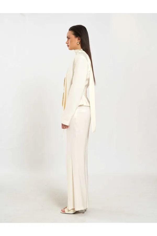 031651 Düz Kemer Pantolon