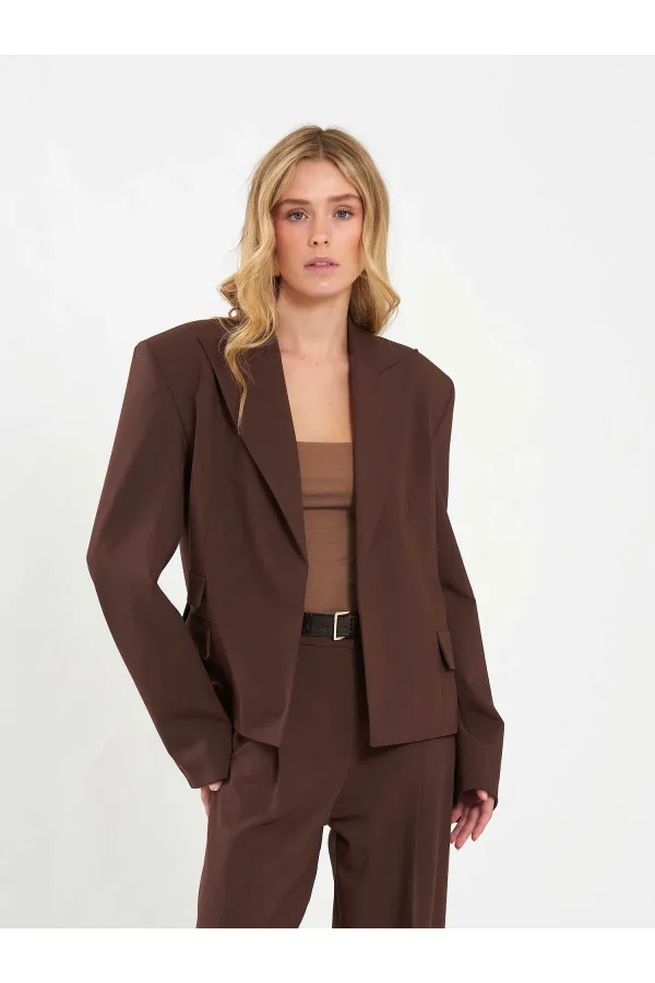 Veste oversize à épaules larges 131044