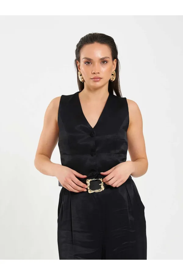 120734 Basic Saten Yelek