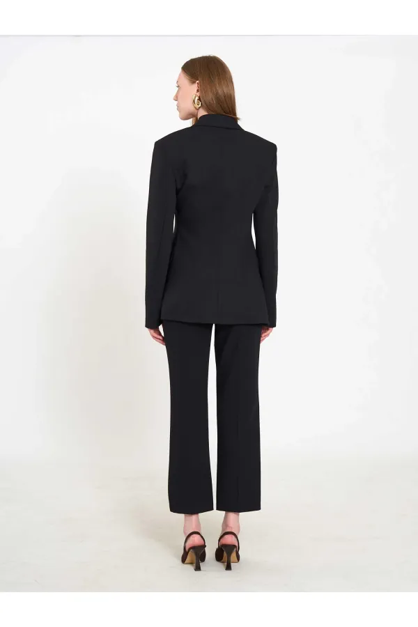 131066 Stella Jacket with Front Belt Buckle