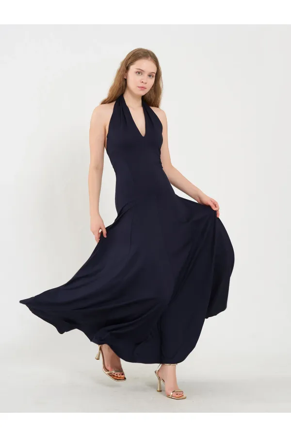 111684 Backless Midi Dress