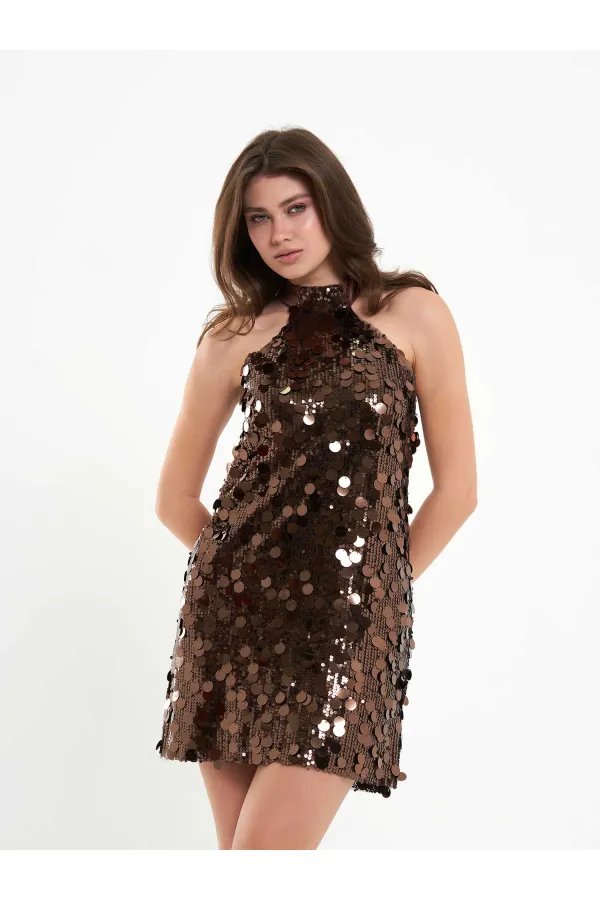 111653 Sequin Mini Dress