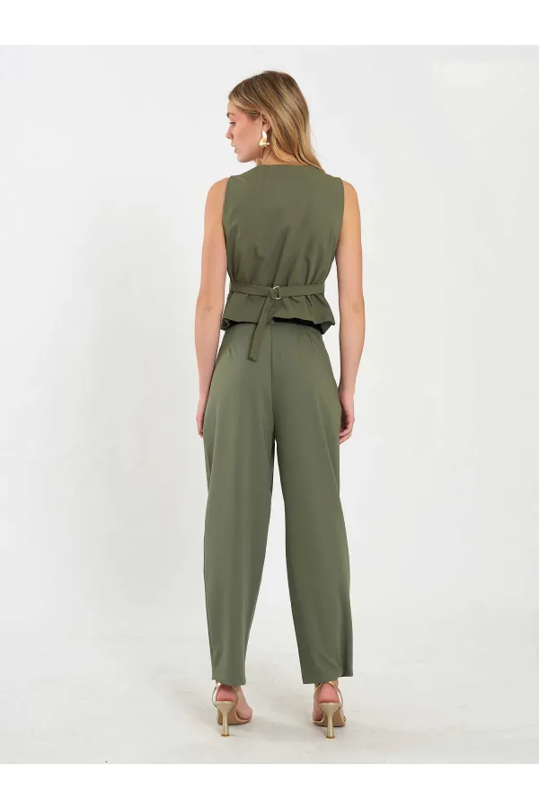 120738 Sırtı Tokalı Yelek