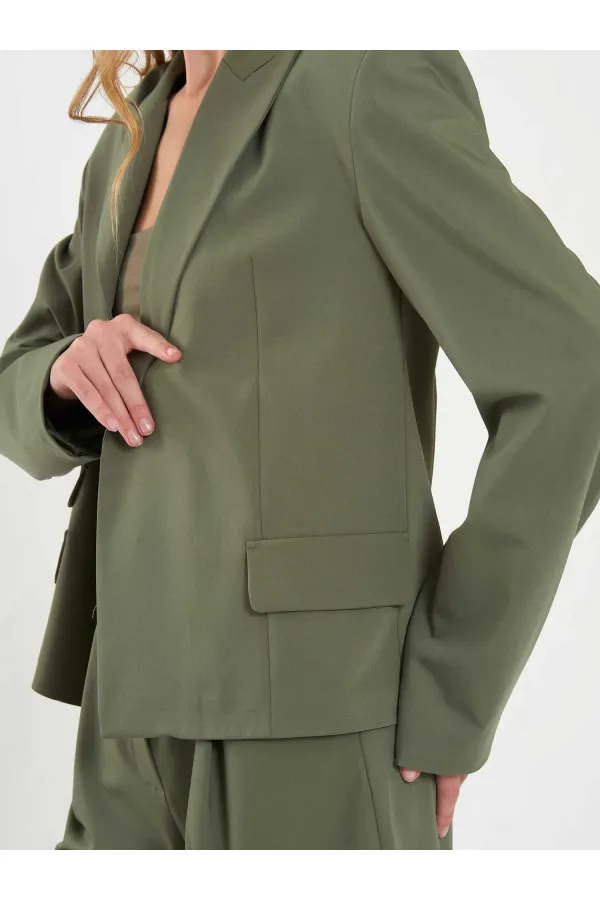 Veste oversize à épaules larges 131044