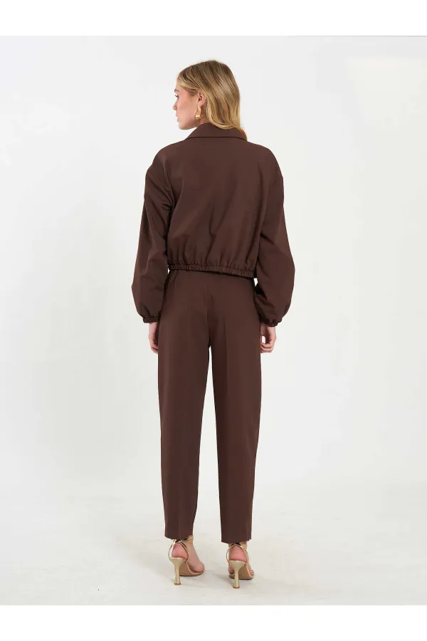 160896 Önü Fermuarlı Bomber Ceket