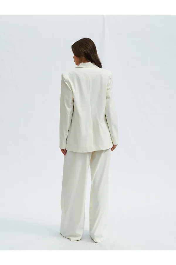 130984 Tek Düğmeli Blazer Ceket