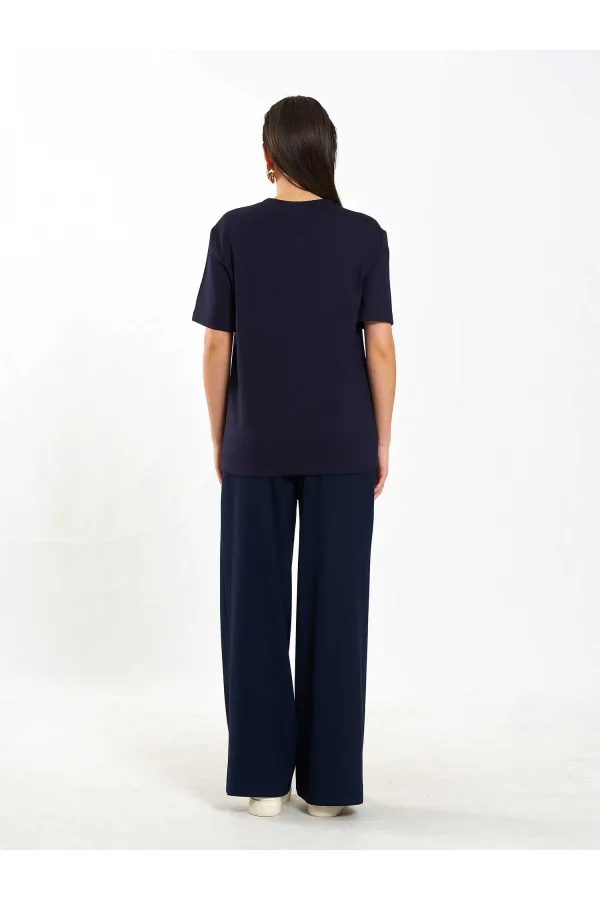 050733 Crew Neck Oversize T-Shirt