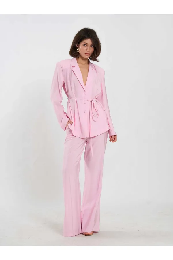 Pantalon à ceinture droite 031663