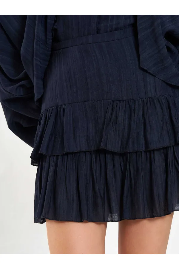 041173 Mini-jupe à volants