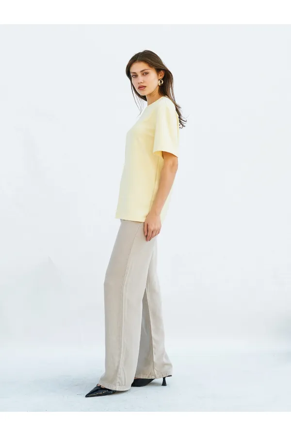 050733 Crew Neck Oversize T-Shirt