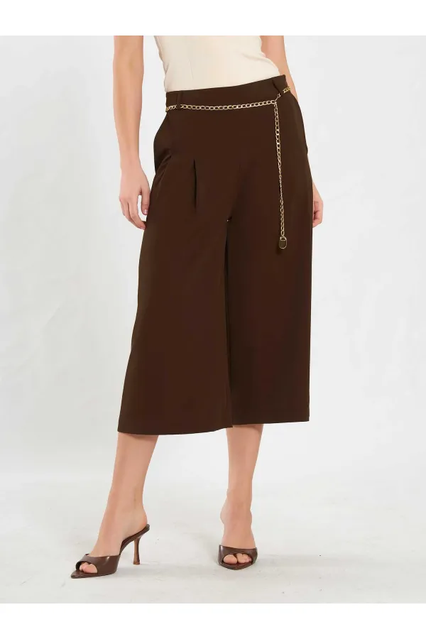 010872 Zincir Kemerli Bermuda