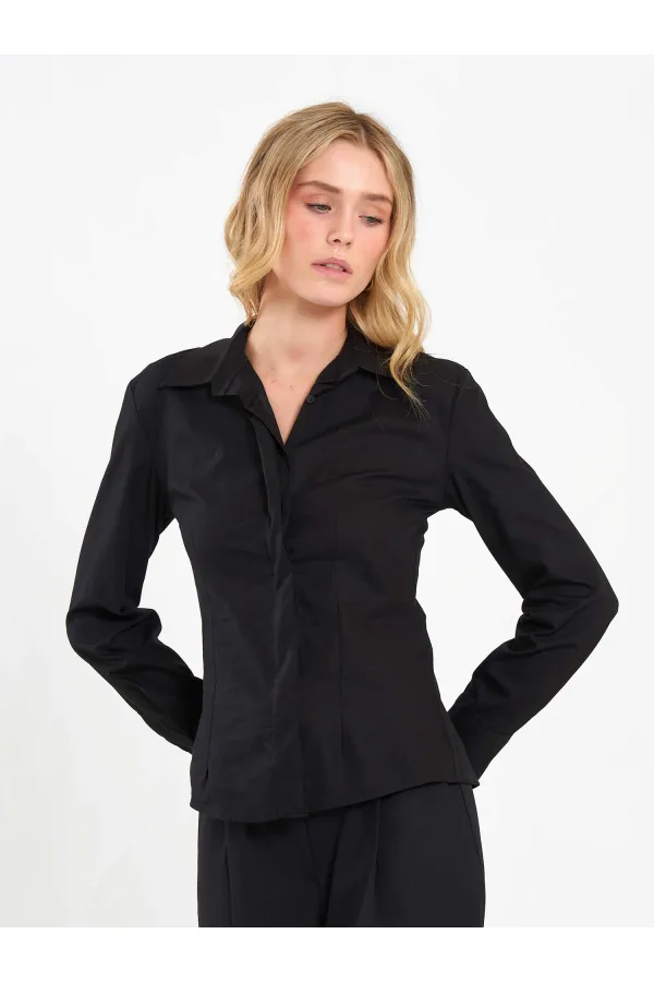 080786 Fit Basic Gömlek