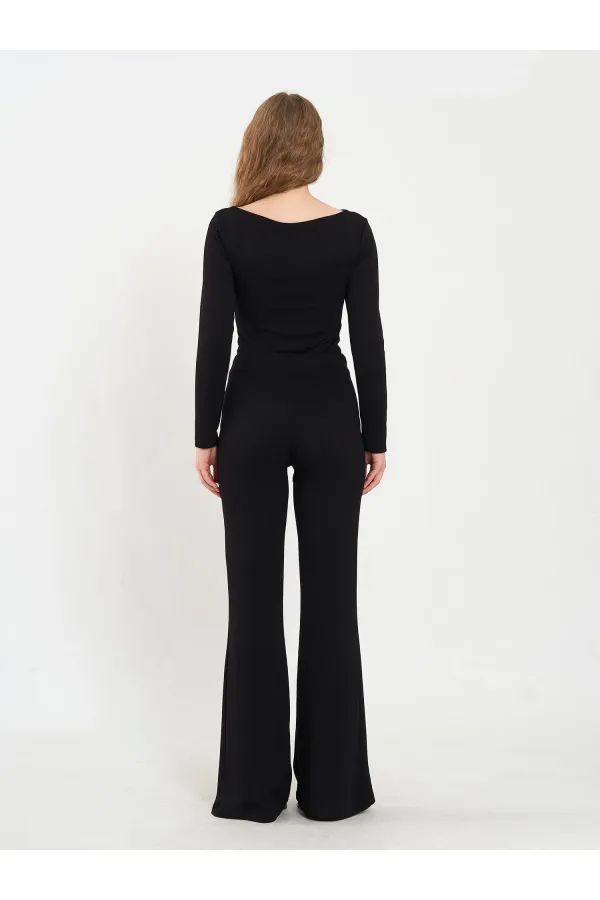 220647 Tokalı İspanyol Pantolon Takım