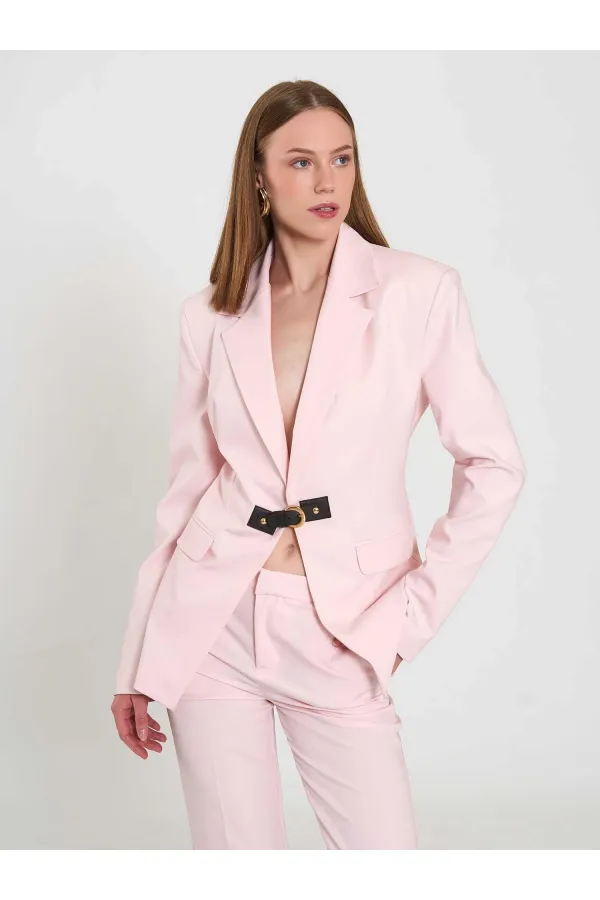 131066 Stella Jacket with Front Belt Buckle