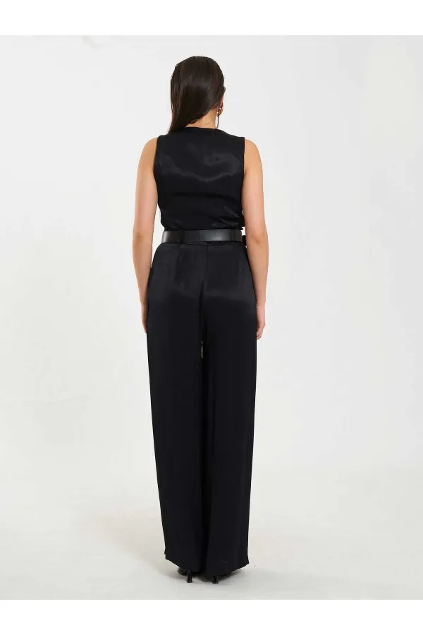 031624 Belt Detail Single Pleat Trousers
