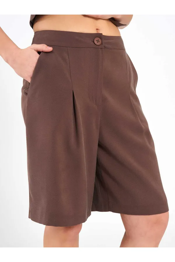 010876 Tek Pileli Bermuda