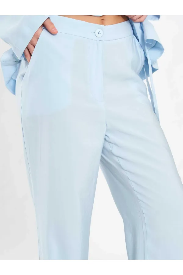 Pantalon à ceinture droite 031663