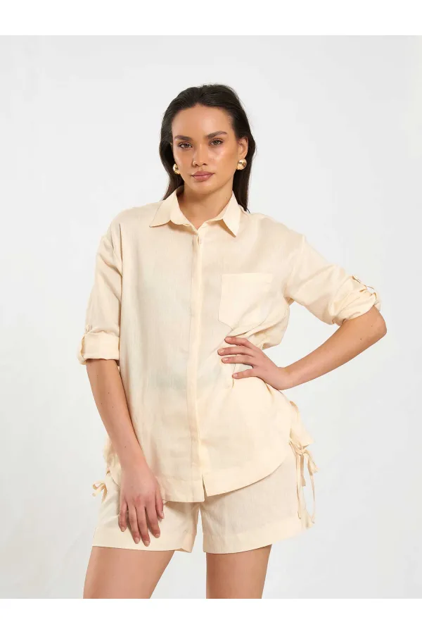 080783 Chemise à jupe encadrée