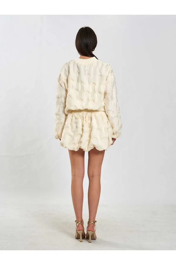 160893 Bomber Fermuarlı Ceket