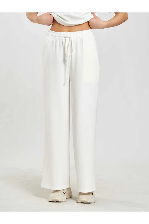 Pantalon à taille élastique 031628
