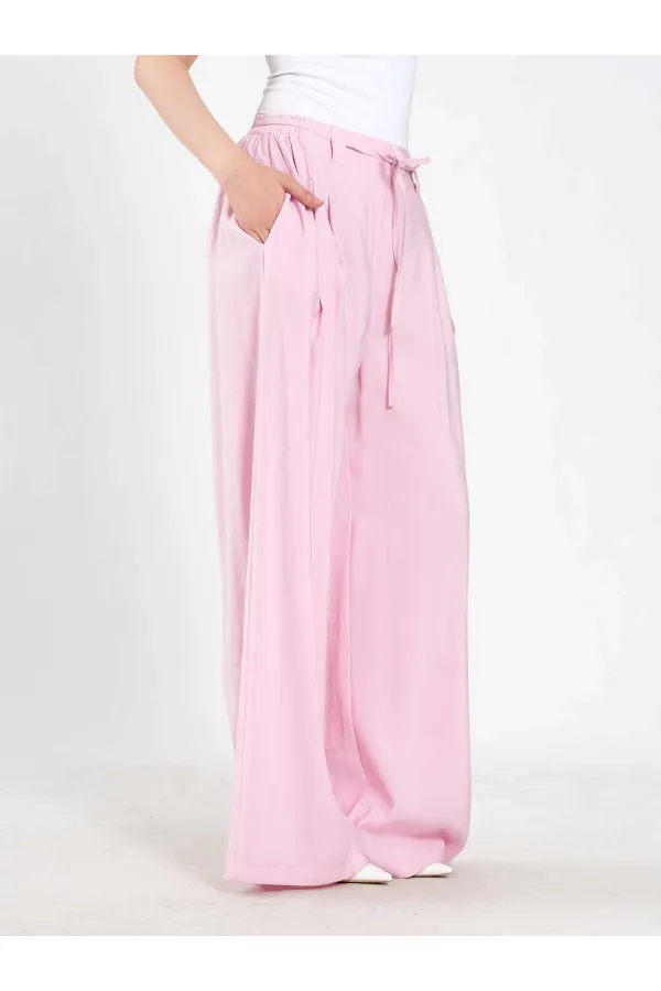 031678 Elastic Waist Detail Belted Trousers 031678 Elastic Waist Detail Belted Trousers
