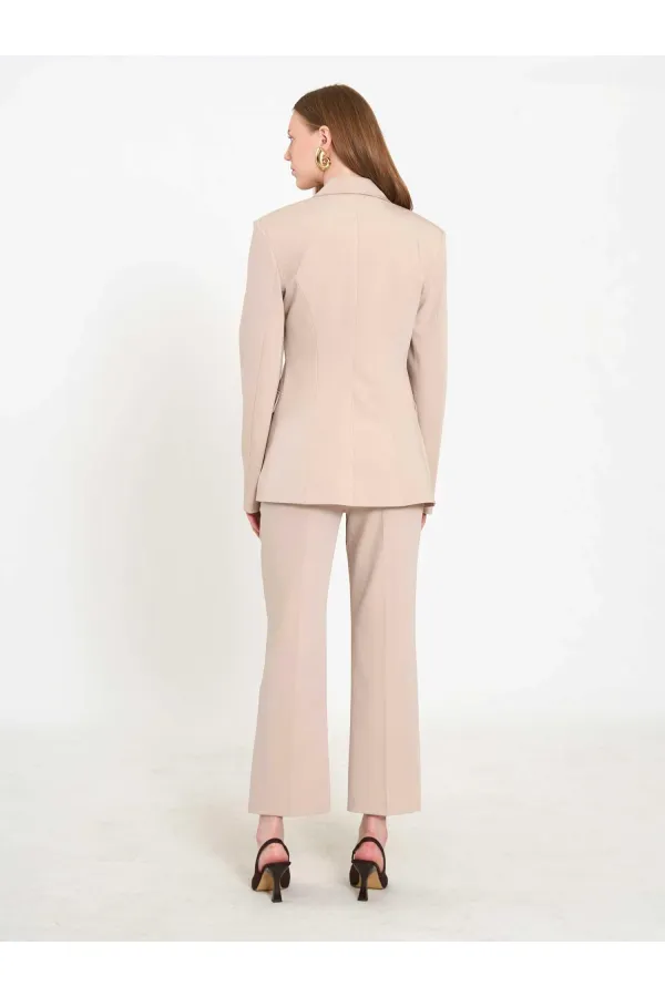 131066 Stella Jacket with Front Belt Buckle