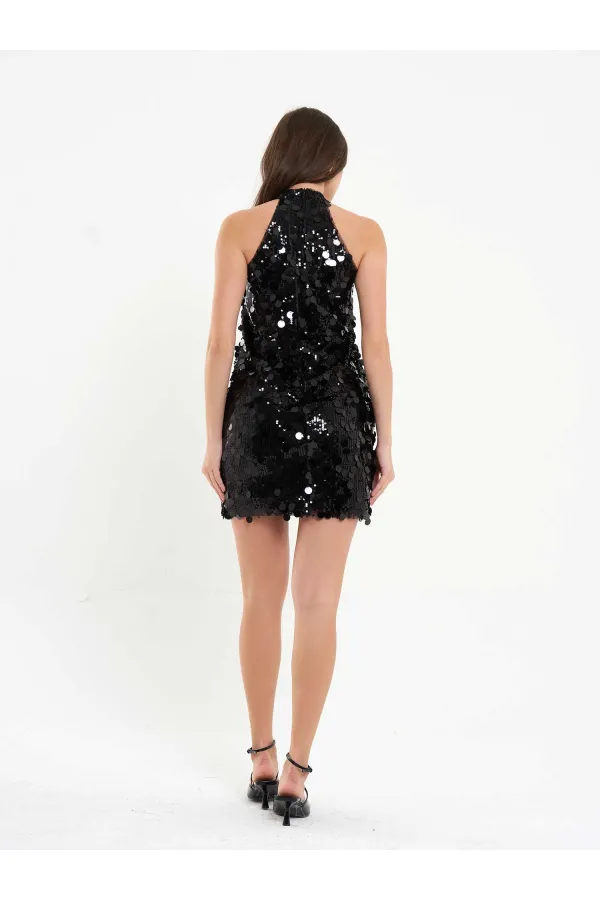 111653 Sequin Mini Dress