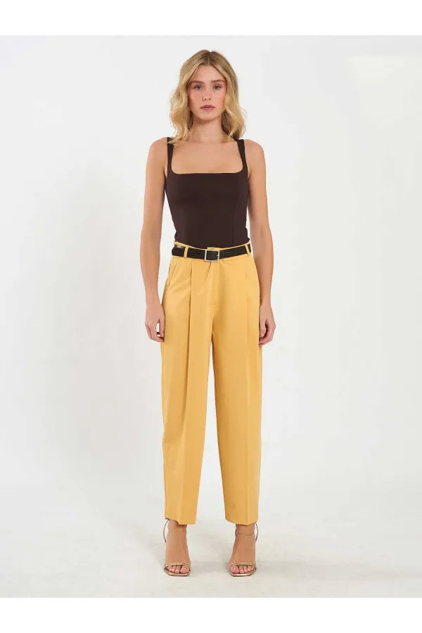 071857 Square Neck Strappy Blouse