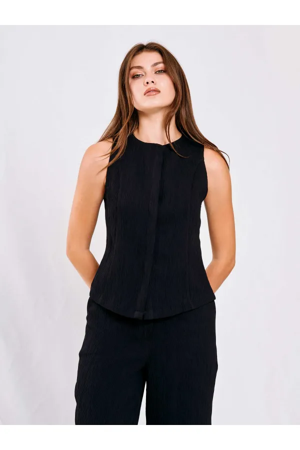 220563 Bisiklet Yaka Yelek Pantolon Takım