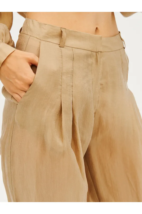 220579 Balloon Sleeve Shirt and Trouser Set