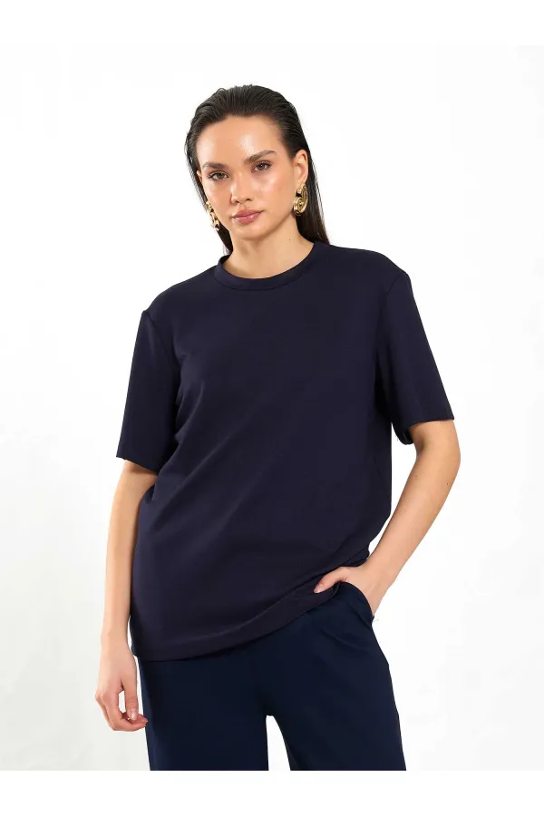 050733 Crew Neck Oversize T-Shirt