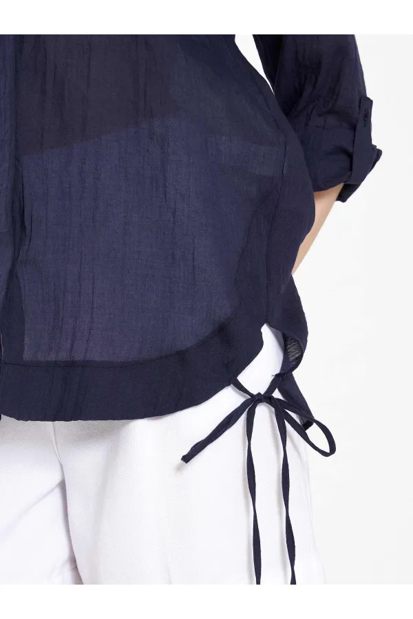 080825 Cotton Shirt with Hem 080825 Cotton Shirt with Hem
