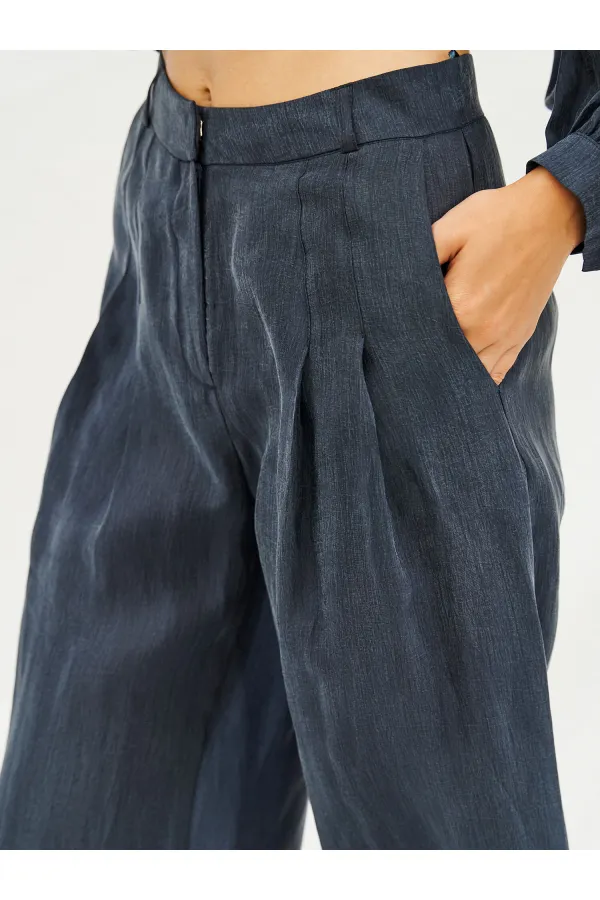 220579 Balon Kol Gömlek Pantolon Takım