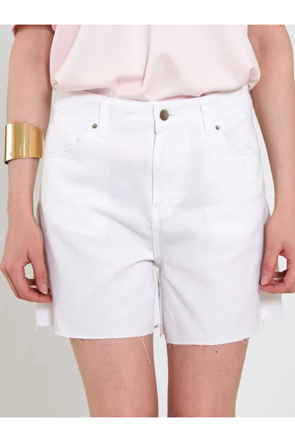 010877 Denim Mini Shorts